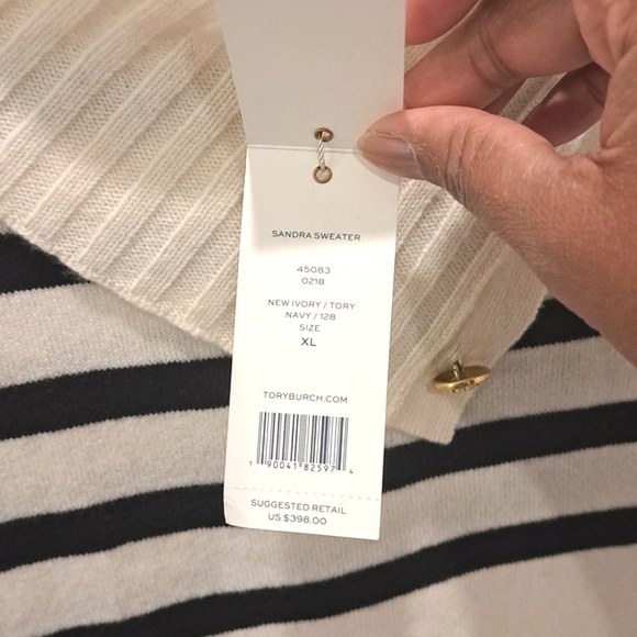 Tory Burch Sandra Cashmere Sweater  NWTs - Picture 8 of 12
